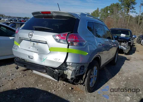 2016 Nissan Rogue Sv z USA, uszkodzony, nr VIN 5N1AT2MN5GC924483